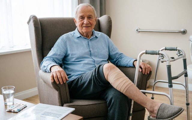 Уход за пожилым человеком после замены тазобедренного сустава